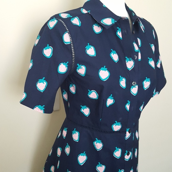 Draper James | Dresses | Draper James Strawberry Shirt Dress | Poshmark